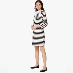 Kate Spade Striped Turtleneck Ponte Dress